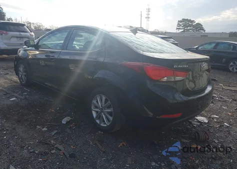 2015 Hyundai Elantra Se z USA, uszkodzony, nr VIN KMHDH4AE4FU278943